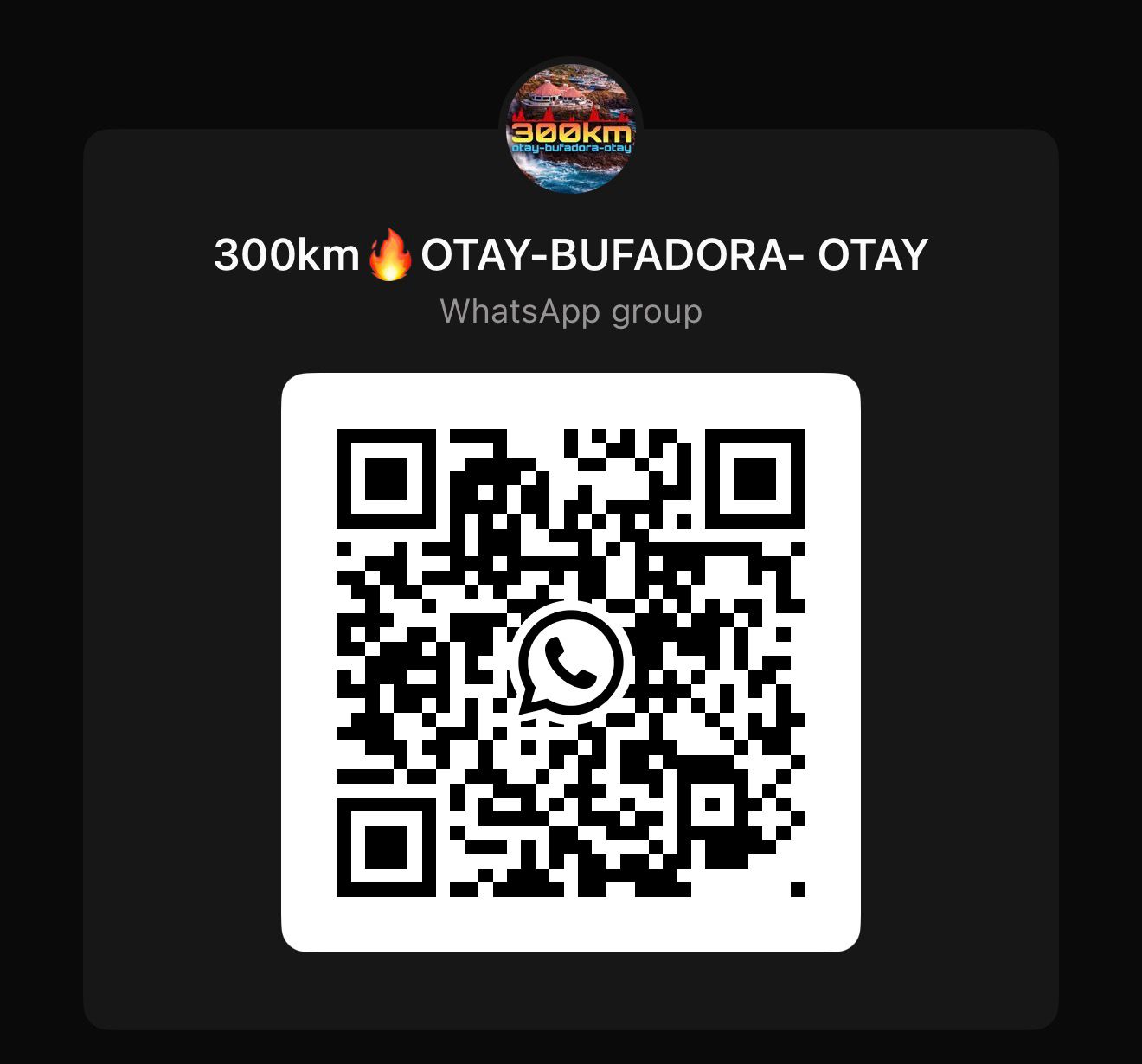 Grupo oficial de WhatsApp 300KM